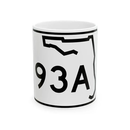 Florida 93A (Florida) (Road Sign) White Coffee Mug 11oz - Go Mug Yourself