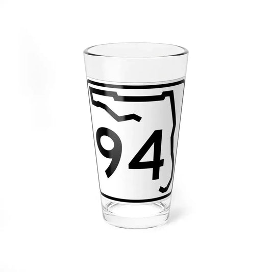Florida 94 (Florida) (Road Sign) Pint Glass 16oz 16oz - Go Mug Yourself