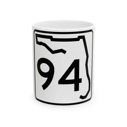 Florida 94 (Florida) (Road Sign) White Coffee Mug 11oz - Go Mug Yourself