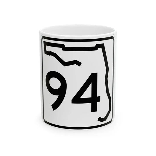 Florida 94 (Florida) (Road Sign) White Coffee Mug 11oz - Go Mug Yourself