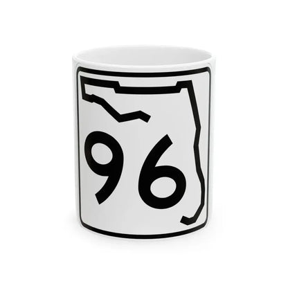 Florida 96 (Florida) (Road Sign) White Coffee Mug 11oz - Go Mug Yourself