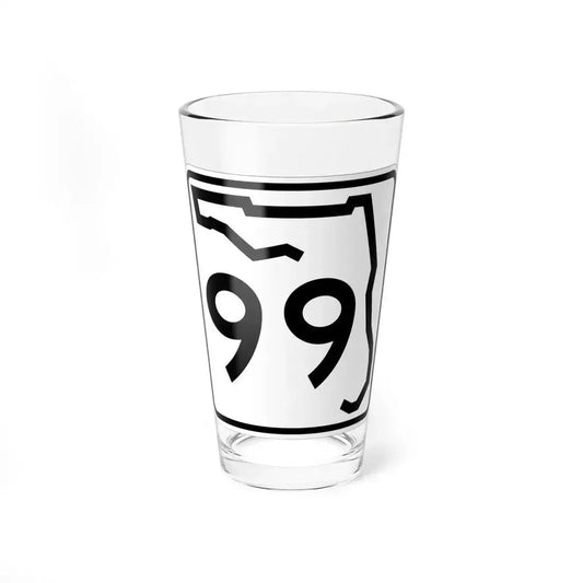 Florida 99 (Florida) (Road Sign) Pint Glass 16oz 16oz - Go Mug Yourself