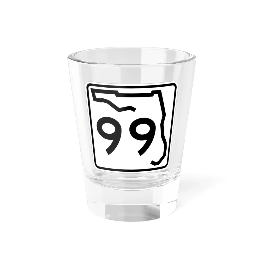 Florida 99 (Florida) (Road Sign) Shot Glass 1.5oz 1.5oz - Go Mug Yourself