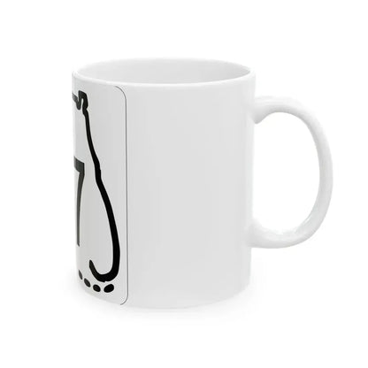 Florida 997 1955 (Florida) (Road Sign) White Coffee Mug - Go Mug Yourself