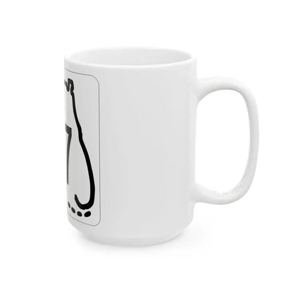 Florida 997 1955 (Florida) (Road Sign) White Coffee Mug - Go Mug Yourself