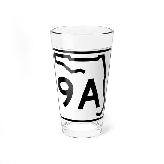 Florida 9A (Florida) (Road Sign) Pint Glass 16oz 16oz - Go Mug Yourself