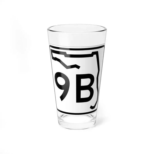 Florida 9B (Florida) (Road Sign) Pint Glass 16oz 16oz - Go Mug Yourself