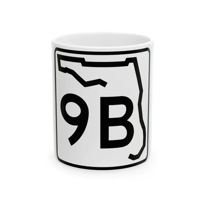 Florida 9B (Florida) (Road Sign) White Coffee Mug 11oz - Go Mug Yourself