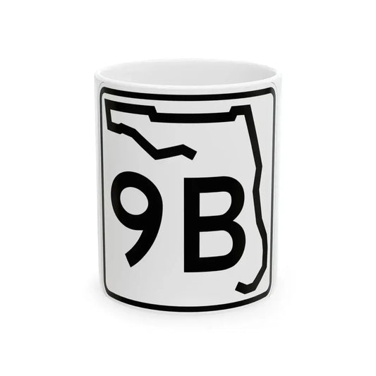 Florida 9B (Florida) (Road Sign) White Coffee Mug 11oz - Go Mug Yourself
