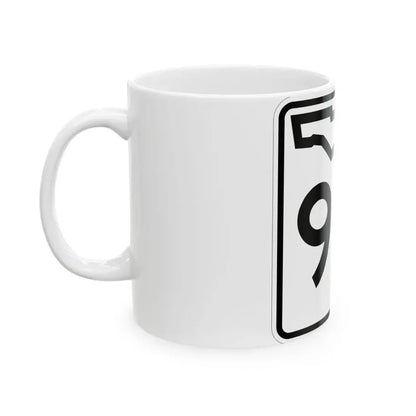 Florida 9B (Florida) (Road Sign) White Coffee Mug - Go Mug Yourself