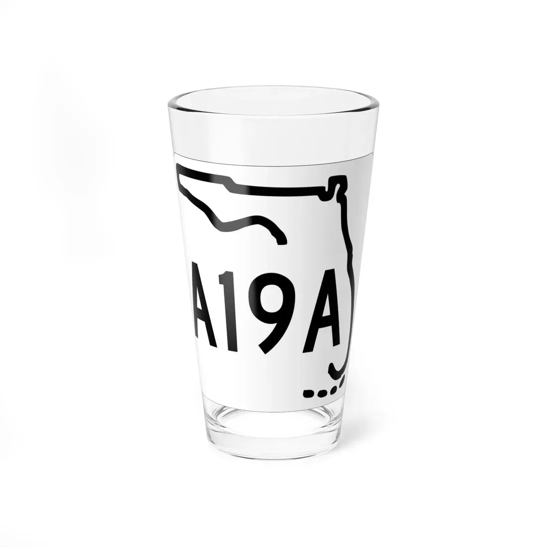 Florida A19A 1955 (Florida) (Road Sign) Pint Glass 16oz 16oz - Go Mug Yourself