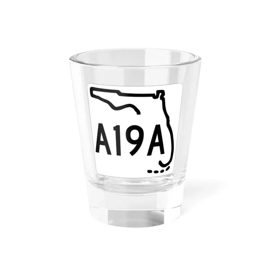 Florida A19A 1955 (Florida) (Road Sign) Shot Glass 1.5oz 1.5oz - Go Mug Yourself