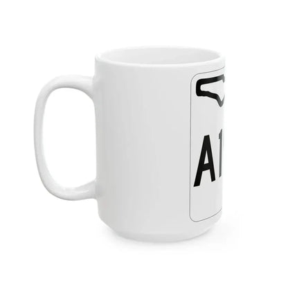 Florida A19A 1955 (Florida) (Road Sign) White Coffee Mug - Go Mug Yourself