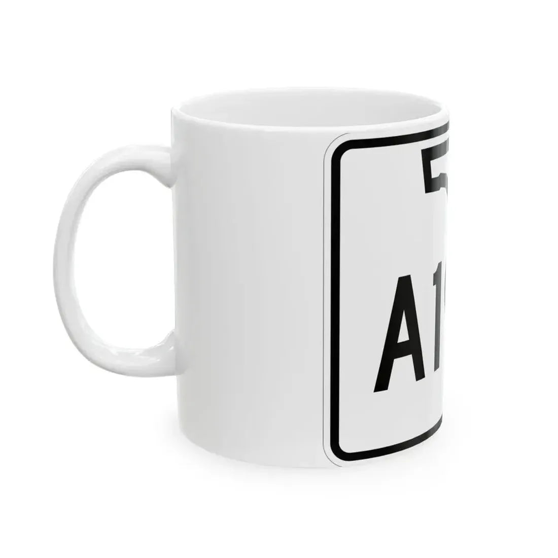 Florida A19A (Florida) (Road Sign) White Coffee Mug - Go Mug Yourself