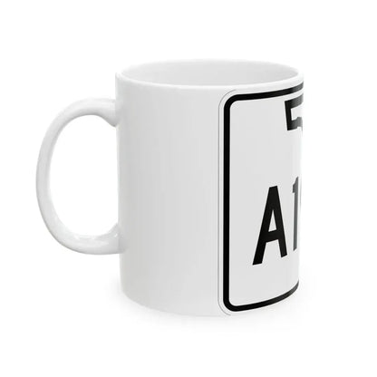Florida A19A (Florida) (Road Sign) White Coffee Mug - Go Mug Yourself