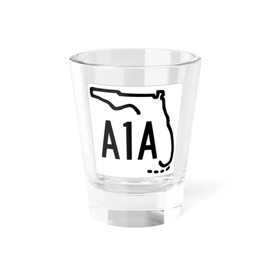 Florida A1A 1955 (Florida) (Road Sign) Shot Glass 1.5oz 1.5oz - Go Mug Yourself