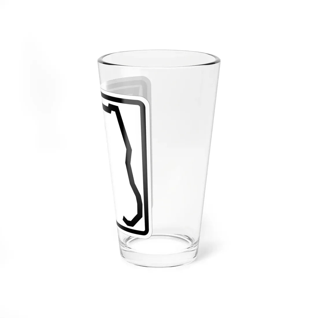 Florida blank (Florida) (Road Sign) Pint Glass 16oz - Go Mug Yourself