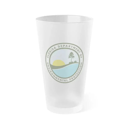 Florida Department of Environmental Protection - Frosted Pint Glass 16oz 16oz Frosted - Go Mug Yourself