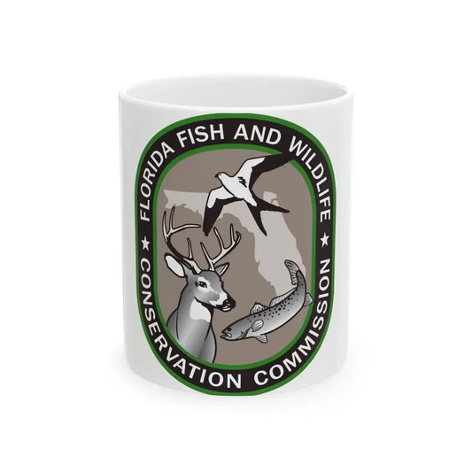 Florida Fish and Wildlife Commission - White Coffee Mug 11oz - Go Mug Yourself