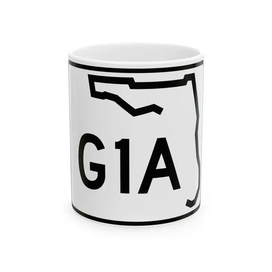 Florida G1A (Florida) (Road Sign) White Coffee Mug 11oz - Go Mug Yourself