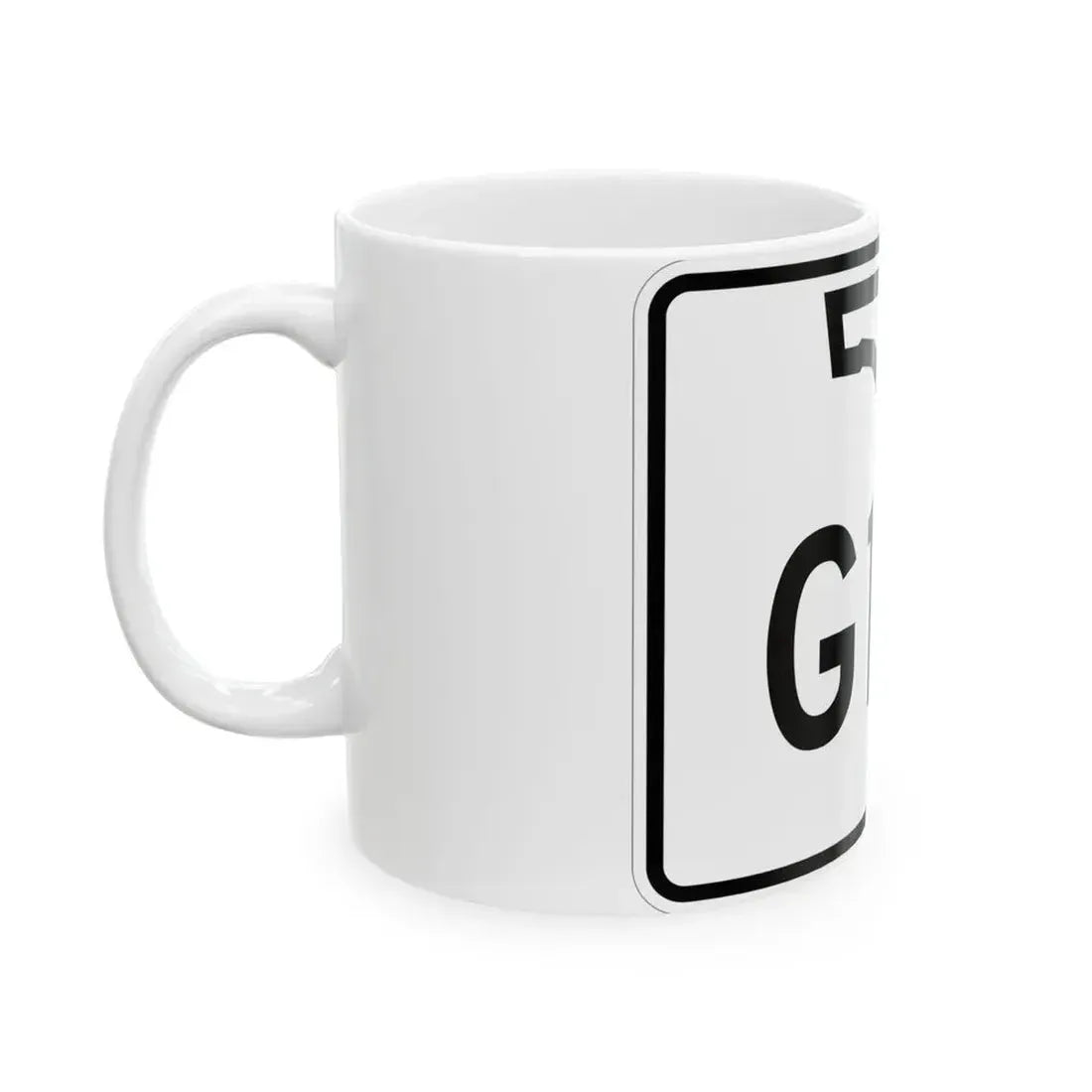 Florida G1A (Florida) (Road Sign) White Coffee Mug - Go Mug Yourself