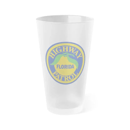 Florida Highway Patrol - Frosted Pint Glass 16oz 16oz Frosted - Go Mug Yourself
