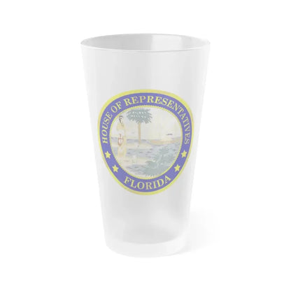 Florida House of Representatives - Frosted Pint Glass 16oz 16oz Frosted - Go Mug Yourself