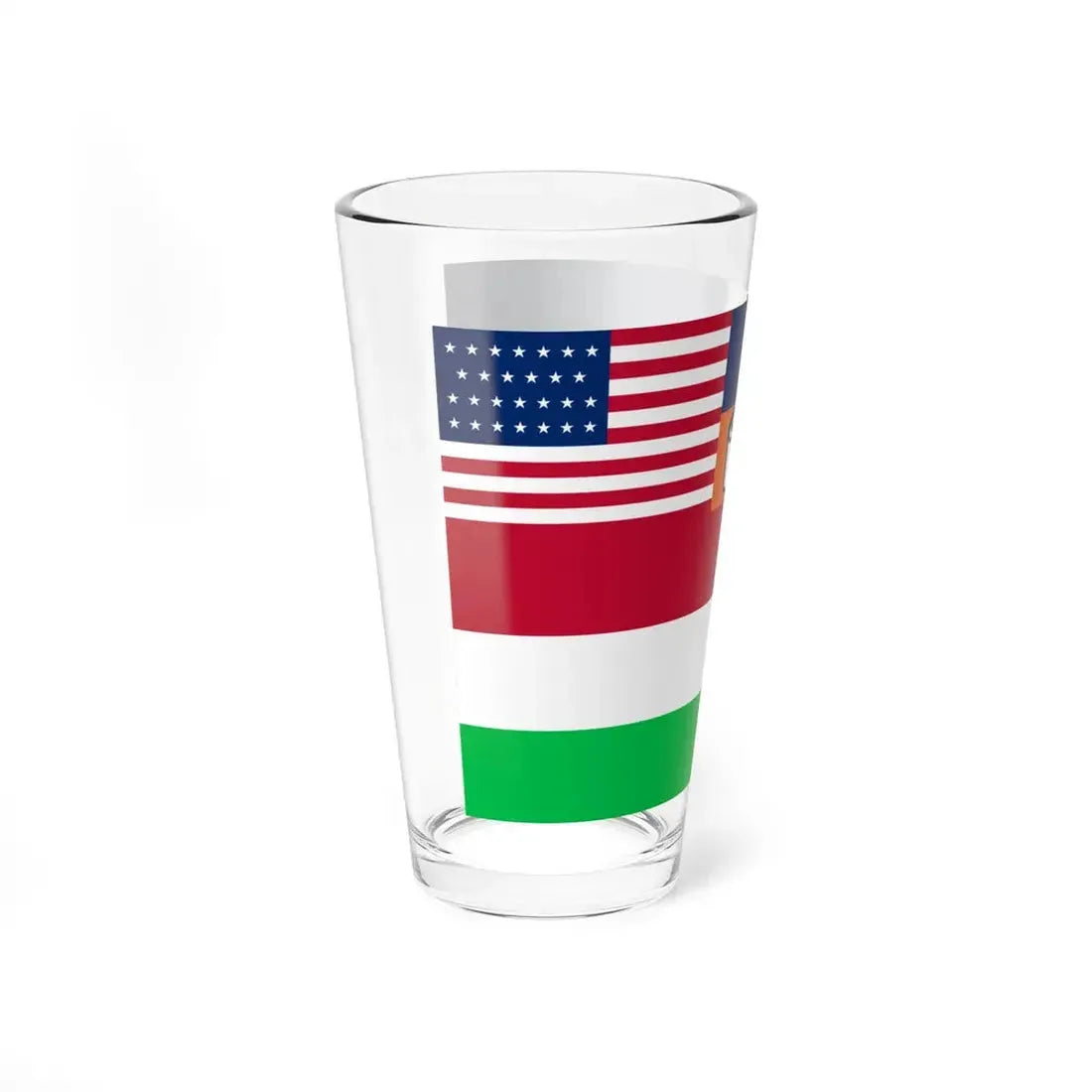 Florida Moseley Flag (United States) Pint Glass 16oz - Go Mug Yourself
