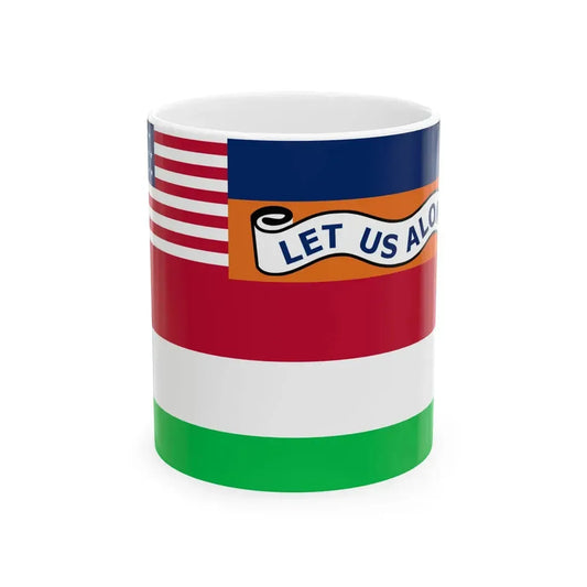 Florida Moseley Flag (United States) White Coffee Mug 11oz - Go Mug Yourself