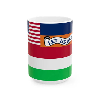 Florida Moseley Flag (United States) White Coffee Mug 15oz - Go Mug Yourself