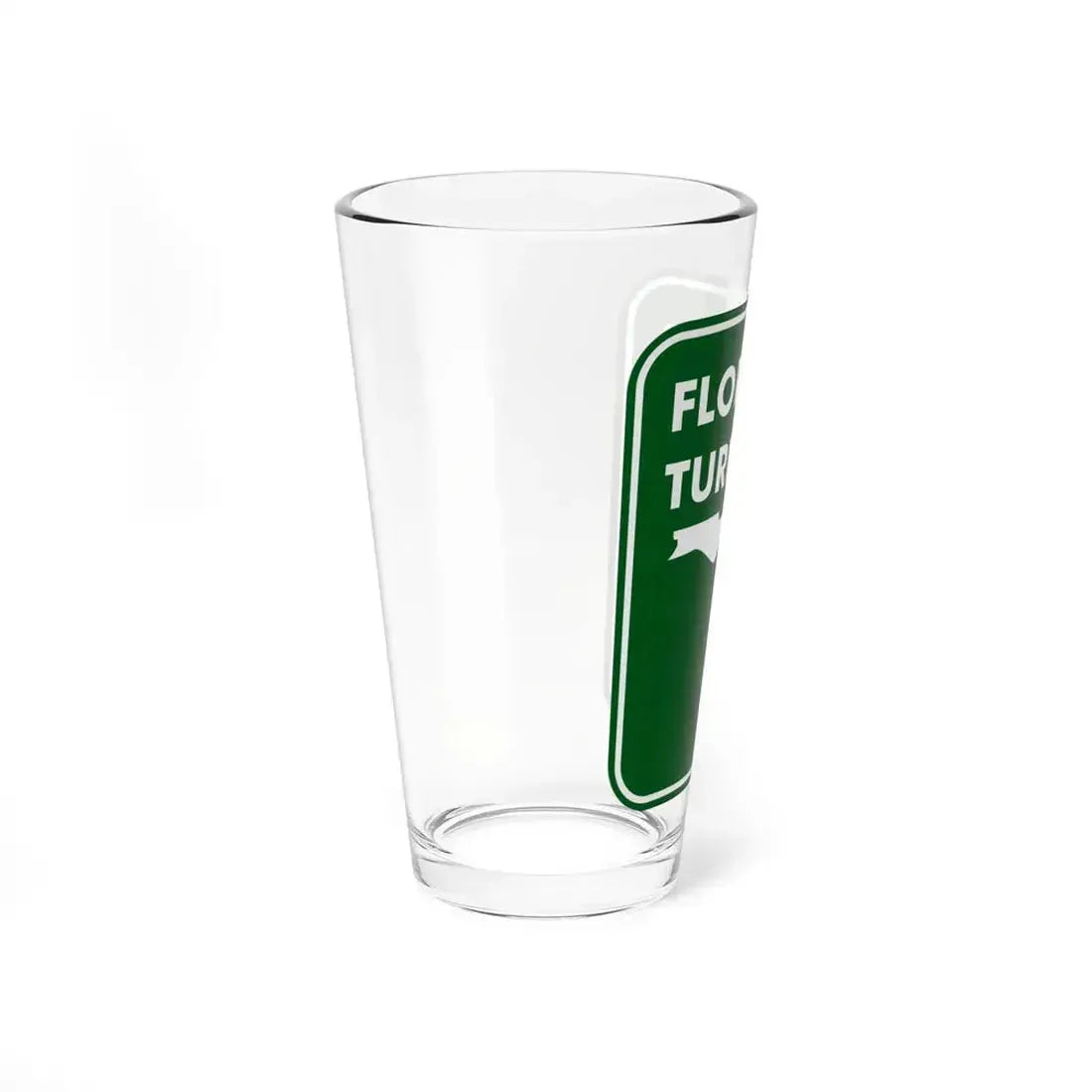Floridas Turnpike (Florida) (Road Sign) Pint Glass 16oz - Go Mug Yourself