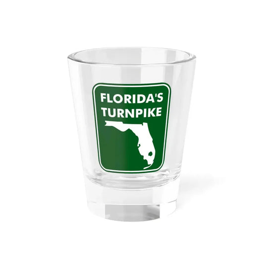 Floridas Turnpike (Florida) (Road Sign) Shot Glass 1.5oz 1.5oz - Go Mug Yourself