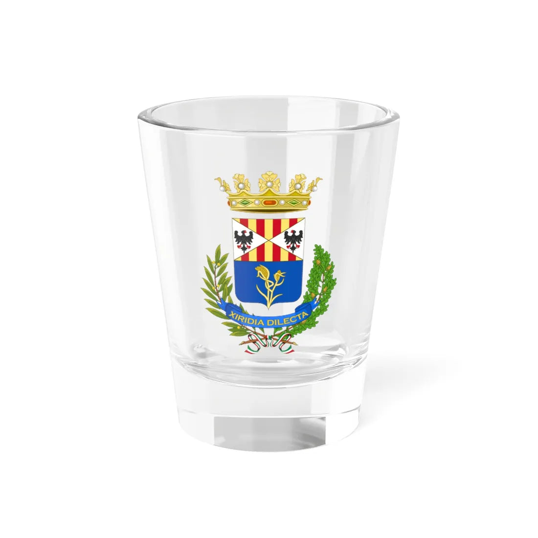 Floridia-Stemma (Italy) (Coat of Arms) Shot Glass 1.5oz 1.5oz - Go Mug Yourself