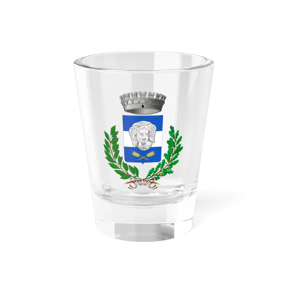 Florinas-Stemma (Italy) (Coat of Arms) Shot Glass 1.5oz 1.5oz - Go Mug Yourself