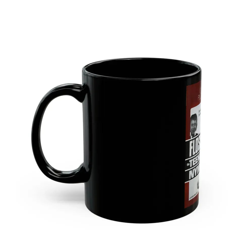 FLOSSY THE TEENAGE NYMPH 1974 Movie Poster - Black Coffee Mug - Go Mug Yourself