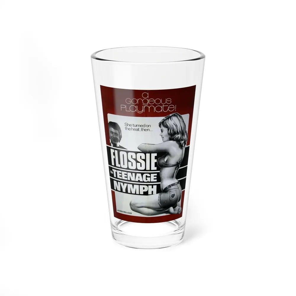 FLOSSY THE TEENAGE NYMPH 1974 Movie Poster - Pint Glass 16oz-16oz-Go Mug Yourself