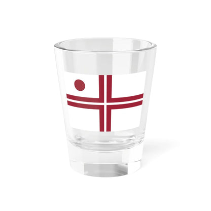 Flotilla Admiral Flag of Latvia (Latvia) Shot Glass 1.5oz 1.5oz - Go Mug Yourself