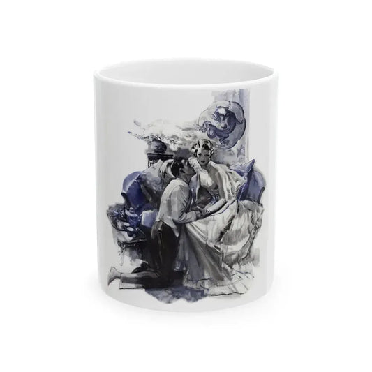 Flower Face (1), Cosmopolitan, November 1936 - White Coffee Mug 11oz - Go Mug Yourself