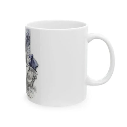 Flower Face (1), Cosmopolitan, November 1936 - White Coffee Mug - Go Mug Yourself