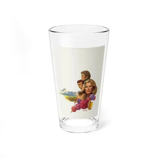 Flower Kiss, probable paperback cover - Pint Glass 16oz 16oz - Go Mug Yourself