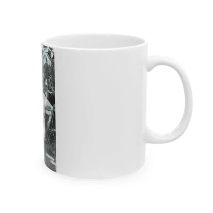 Flower of France, Redbook, October 1936 - White Coffee Mug - Go Mug Yourself