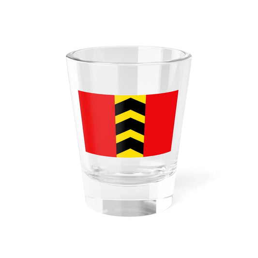 Fléron vlag (Belgium) Shot Glass 1.5oz 1.5oz - Go Mug Yourself