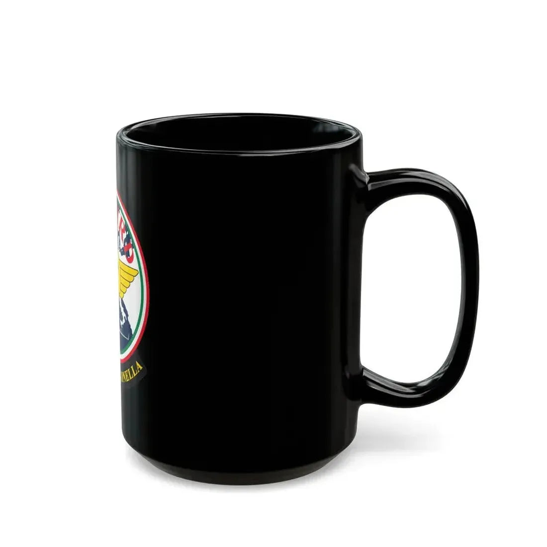 FLSW ETD Sigonella Catbird Fleet Logistics Support Wing Executive Transport Detachment (U.S. Navy) Black Coffee Mug - Go Mug Yourself
