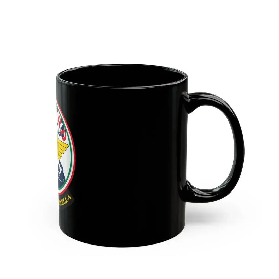 FLSW ETD Sigonella Catbird Fleet Logistics Support Wing Executive Transport Detachment (U.S. Navy) Black Coffee Mug - Go Mug Yourself