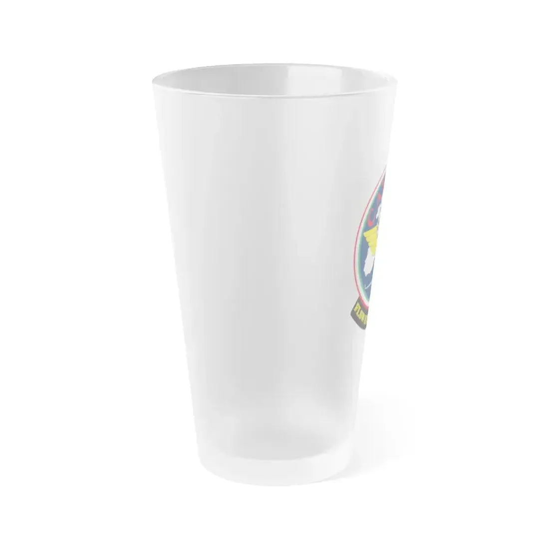 FLSW ETD Sigonella Catbird Fleet Logistics Support Wing Executive Transport Detachment (U.S. Navy) Frosted Pint Glass 16oz - Go Mug Yourself
