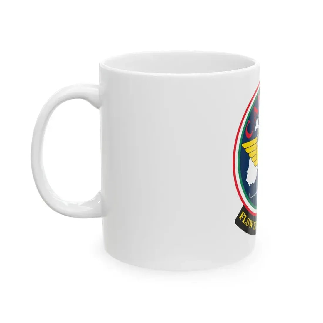 FLSW ETD Sigonella Catbird Fleet Logistics Support Wing Executive Transport Detachment (U.S. Navy) White Coffee Mug - Go Mug Yourself