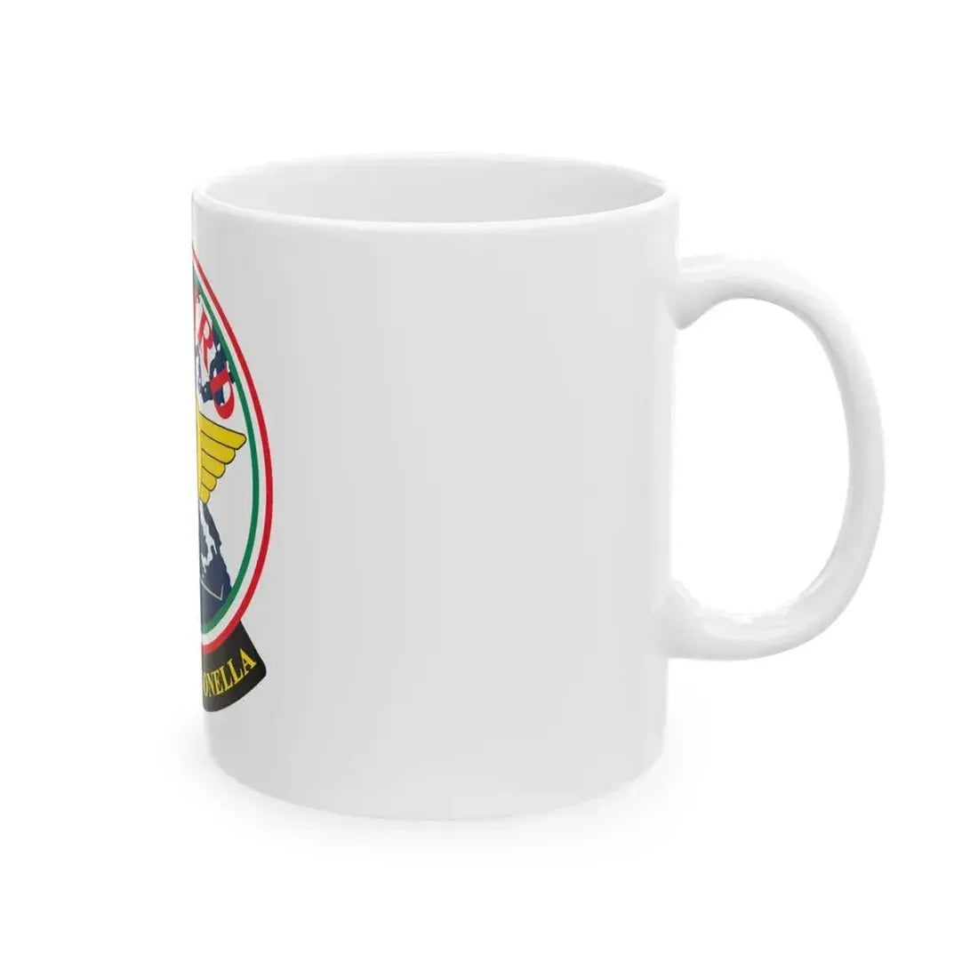 FLSW ETD Sigonella Catbird Fleet Logistics Support Wing Executive Transport Detachment (U.S. Navy) White Coffee Mug - Go Mug Yourself