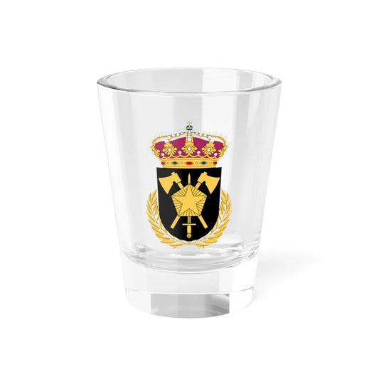 Fältarbetsskolan vapen (Sweden) (Coat of Arms) Shot Glass 1.5oz 1.5oz - Go Mug Yourself