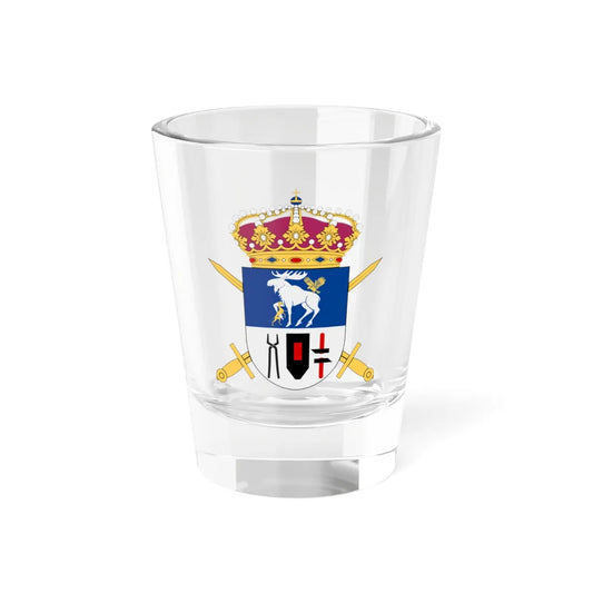 Fältjägargruppen vapen (Sweden) (Coat of Arms) Shot Glass 1.5oz 1.5oz - Go Mug Yourself