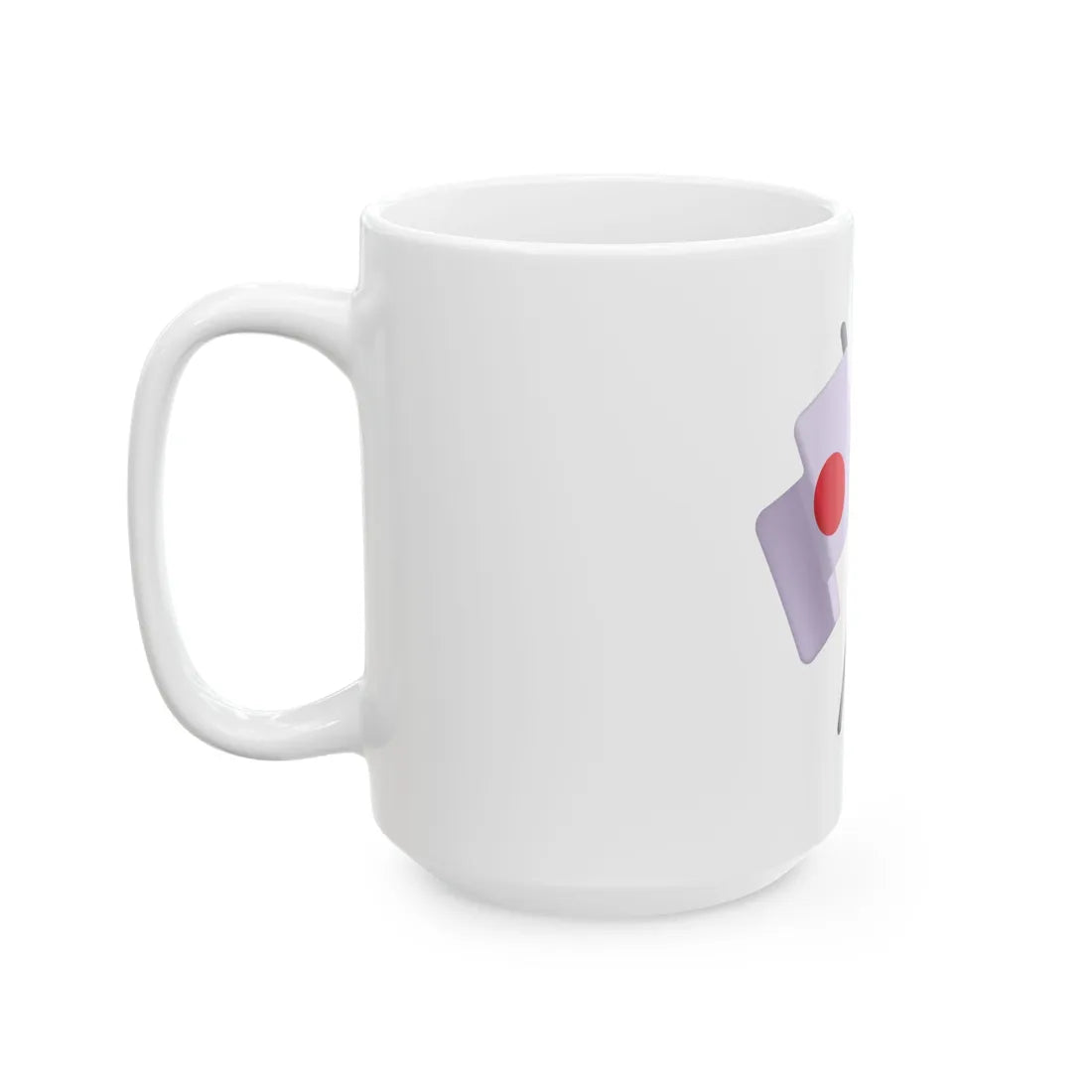 Fluent Emoji Color 1f38c (Japan) White Coffee Mug - Go Mug Yourself